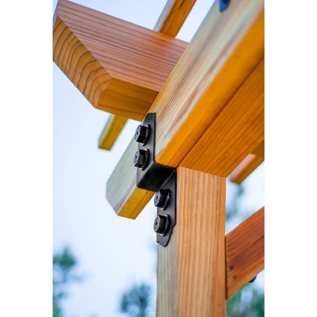 Simpson Strong-Tie APDJT2-4 (3" x 10") 12ga Deck Joist Tie - ZMAX/Black Powder Coated - 3