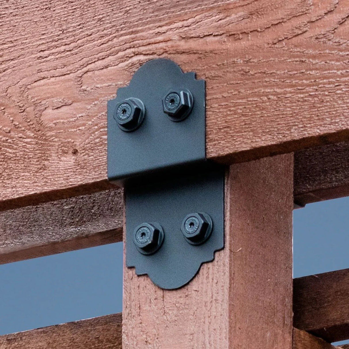 Simpson Strong-Tie APDJT2-6 (5" x 10") 12ga Deck Joist Tie - ZMAX/Black Powder Coated - 2