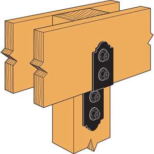Simpson Strong-Tie APDJT2R-4 (3" x9-1/2") 12ga Deck Joist Tie - ZMAX/Black Powder Coated - 2