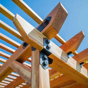 Simpson Strong-Tie APDJT2R-4 (3" x9-1/2") 12ga Deck Joist Tie - ZMAX/Black Powder Coated - 4