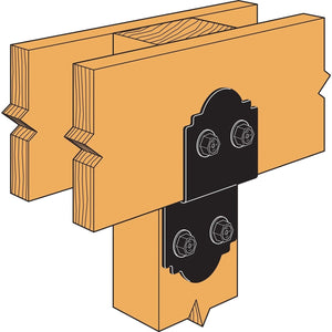 Simpson Strong-Tie APDJT2R-6 (5" x9-1/2") 12ga Deck Joist Tie - ZMAX/Black Powder Coated - 2