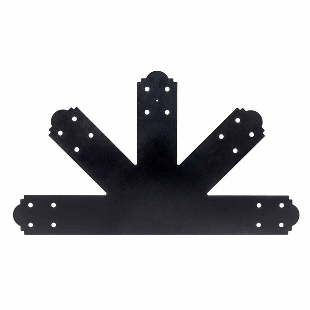 Simpson Strong-Tie APGP1212 (12:12 Pitch) Outdoor Accents Decorative Gable Plate - ZMAX/Black Powder Coated