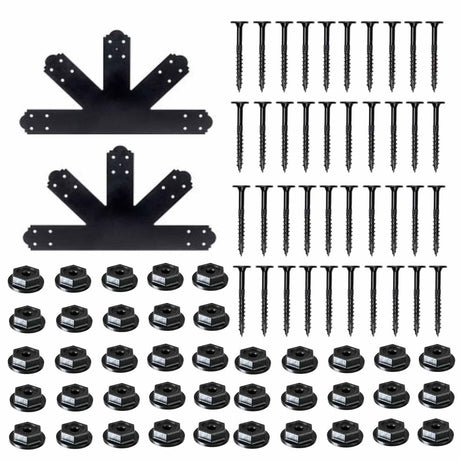 Simpson Strong-Tie APGP1212 (12:12 Pitch) Outdoor Accents Decorative Gable Plate - ZMAX/Black Powder Coated - 2