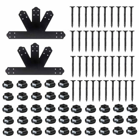 Simpson Strong-Tie APGP612 (6:12 Pitch) Outdoor Accents Decorative Gable Plate - ZMAX/Black Powder Coated - 2