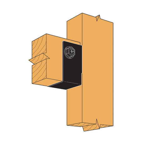 Simpson Strong-Tie APHH46 (5-1/2") 12Ga Concealed-Flange Heavy Joist Hanger for 4x6 Beams - 3