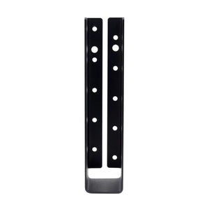 Simpson Strong-Tie APLH210R (2-1/16" x 7-3/4") 14Ga Concealed-Flange Light Joist Hanger for 2x10 Rough, ZMAX/Black Finish