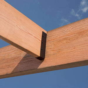 Simpson Strong-Tie APLH210 (1-9/16" x 8") 14Ga Concealed-Flange Light Joist Hanger for 2x10, ZMAX/Black Finish - 4