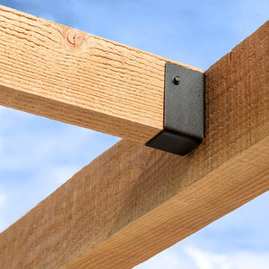 Simpson Strong-Tie APLH24R (2-1/6" x 3-1/16") 14Ga Concealed-Flange Light Joist Hanger for 2x4 Rough, ZMAX/Black Finish - 3