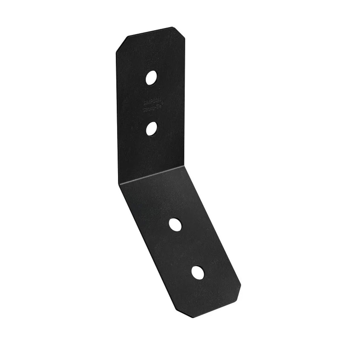 Simpson Strong-Tie APVKB45-4 (3" x 4x) 12Ga Decorative Knee Brace Connector - ZMAX/Black Powder Coating