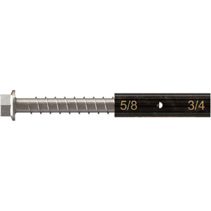 Simpson Anchors THDRG6275 Titen HD Dual-Sided Thread Gauge for 5/8 in. and 3/4 in. Anchors - 3