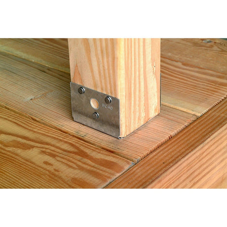 Simpson Strong-Tie BC40Z (4x) 18 Gauge ZMAX Finish Post Base - 2