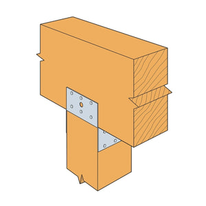 Simpson Strong-Tie BC6R (6x) 18 Gauge Galvanized Post Cap for 6x Rough - 3