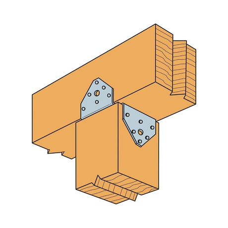 Simpson Strong-Tie BC6Z (6x) 18 Gauge Post Cap - ZMAX Finish - 4