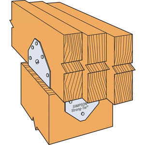 Simpson Strong-Tie BCS2-3/6Z Post Cap for Triple 2x Beam, 6x Post - 4