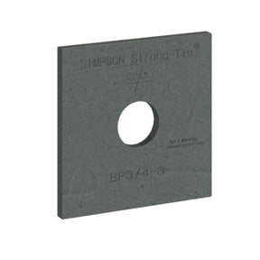 Simpson BPS 3/4-3 Strong-Tie Slotted Bearing Plate with 3/4" Bolt Diameter