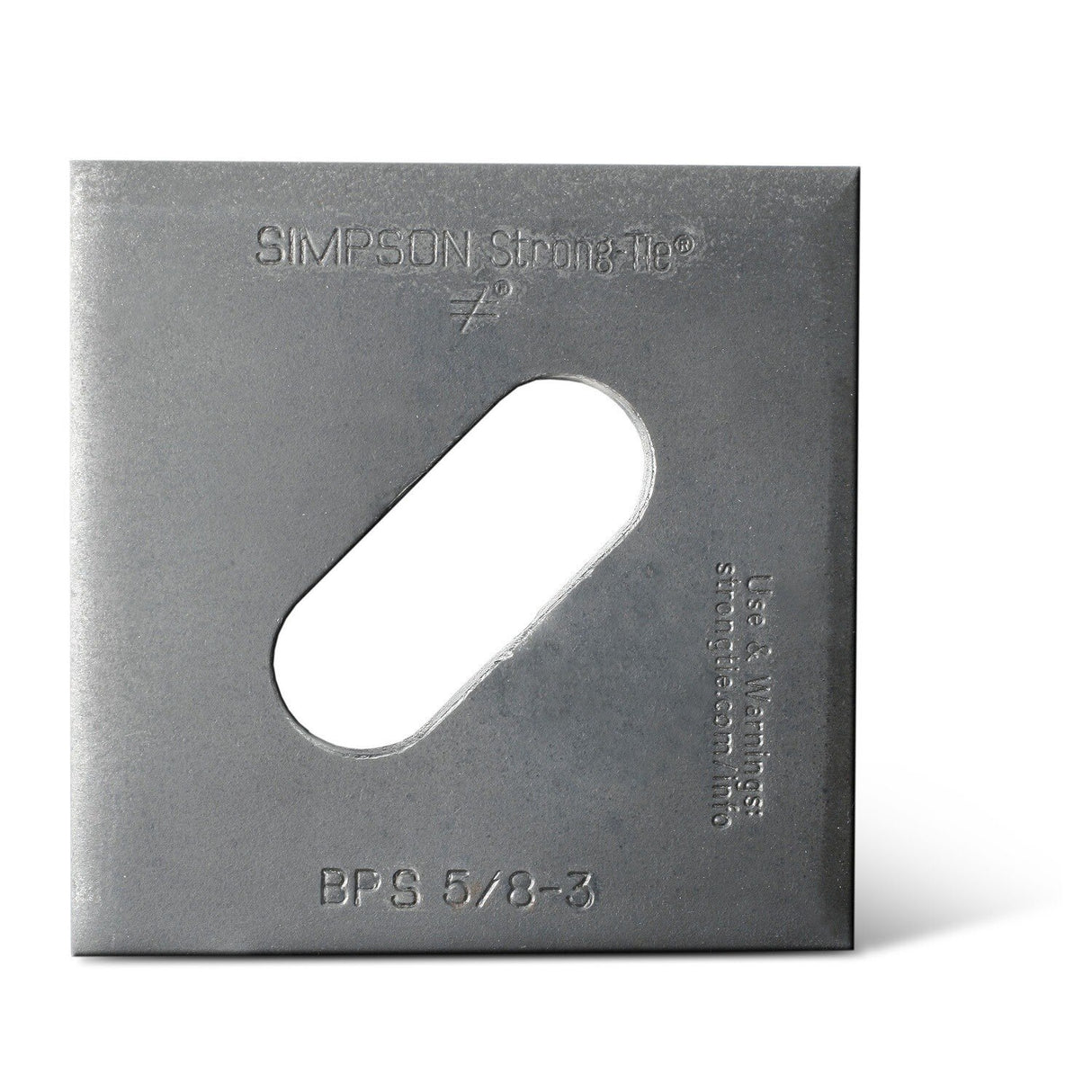 Simpson BPS 5/8-6 Strong-Tie Slotted Bearing Plate for Structural Connections