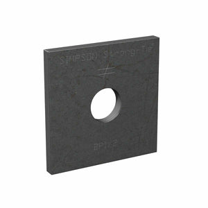Simpson BP 1-1/4HDG Strong-Tie Hot-Dip Galvanized Bearing Plate for Wood-to-Concrete Anchoring - 3