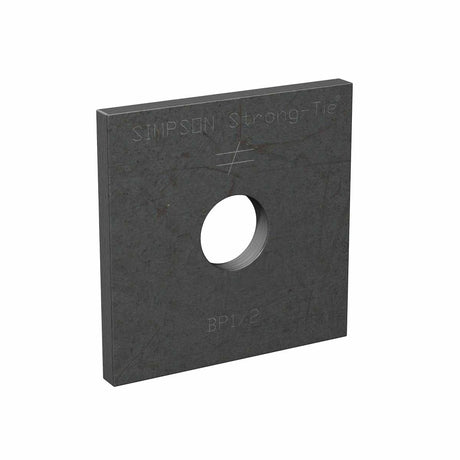 Simpson BP 1-1/4HDG Strong-Tie Hot-Dip Galvanized Bearing Plate for Wood-to-Concrete Anchoring - 3