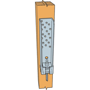 Simpson BP 1/2-R Strong-Tie Bearing Plate with 1/2" Bolt Diameter - 8