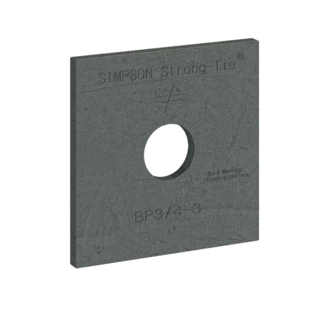 Simpson BP 3/8-2 Strong-Tie Bearing Plate with 3/8" Bolt Diameter