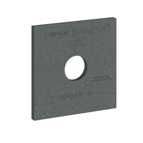 Simpson BP 5/8-2HDG Strong-Tie Hot-Dip Galvanized Bearing Plate with 5/8" Bolt Dia.
