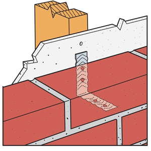 Simpson Strong-Tie BTB (22-Gauge G90) Brick Tie Galvanized (500 Pack) - 3