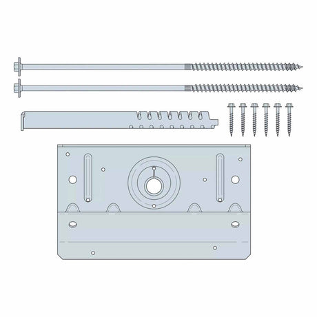Simpson Strong-Tie BVLZ-KT1 Brick Veneer Ledger Connector ZMAX Galvanized Steel (1 Piece) - 3