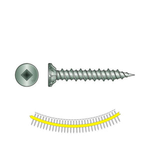 Simpson Strong-Tie CB3BLGHL114S Quik Drive (#9 x 1-1/4") Fiber-Cement Board Screw Collated (1500 Pack)