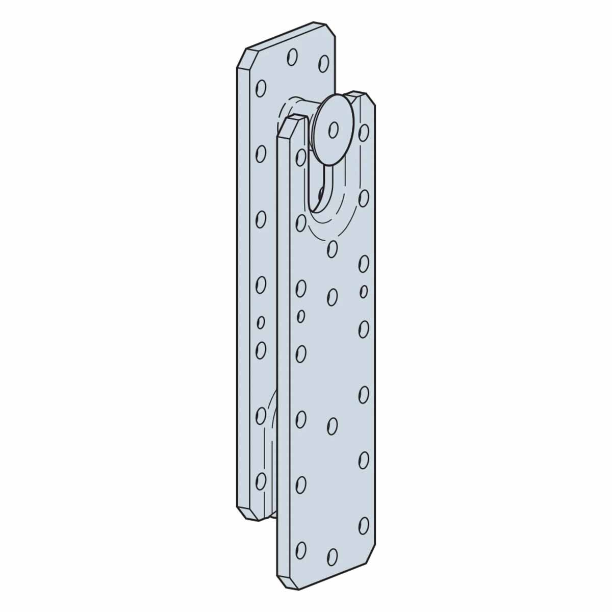 Simpson Strong-Tie CBH2.37X5.5C-KT (2-3/8" x 5-1/2") Concealed Joist-to-Column Hanger Kit - 2