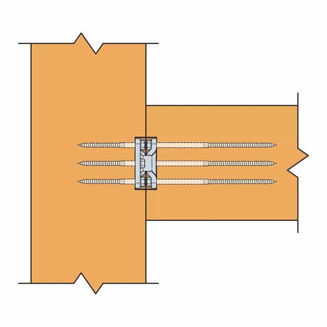 Simpson Strong-Tie CBH2.37X7.63C-KT (2-3/8" x 7-5/8") Concealed Joist-to-Column Hanger Kit for Mass Timber and Architectural Wood Connections - 5