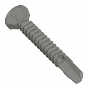 Simpson Strong-Tie CBSDQ138-5K (#10 x 1-3/8") Sheathing-to-CFS Screw Ribbed Flat Head #2 Square Undersized with Quik Guard Coating (5000 Pack) - 3