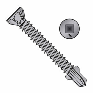 Simpson Strong-Tie CBSDQ158-3K (#8 x 1-5/8") Sheathing-to-CFS Screw Ribbed Flat Head with Quik Guard Coating (3000 Pack)