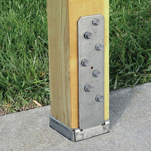 Simpson Strong-Tie CBSQ88-SDS2 (8" x 8") Galvanized Standoff Column Base with SDS Screws - 2