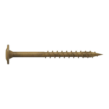 Simpson Strong-Tie CBT08200R100 (#8 x 2") T20 Wafer-Head Construction Screw Tan (100 Pack)