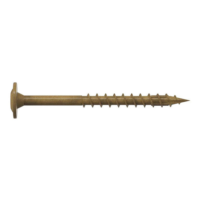 Simpson Strong-Tie CBT08200R100 (#8 x 2") T20 Wafer-Head Construction Screw Tan (100 Pack)