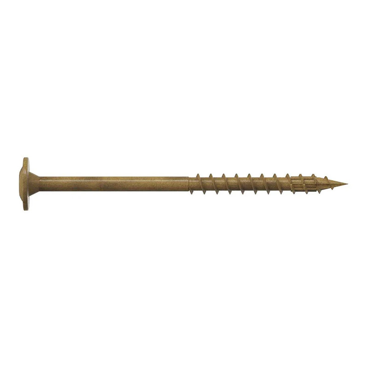 Simpson Strong-Tie CBT08212R200 (#8 x 2-1/2") T20 Wafer-Head Construction Screw Tan Quik Guard Coating (200 Pack)