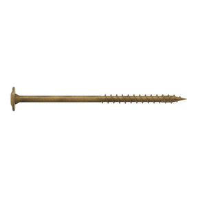 Simpson Strong-Tie CBT08300MB (#8 x 3") T20 Wafer-Head Construction Screw Tan Quik Guard Coating (1500 Pack)