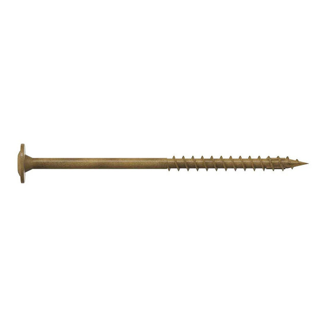 Simpson Strong-Tie CBT08300MB (#8 x 3") T20 Wafer-Head Construction Screw Tan Quik Guard Coating (1500 Pack)