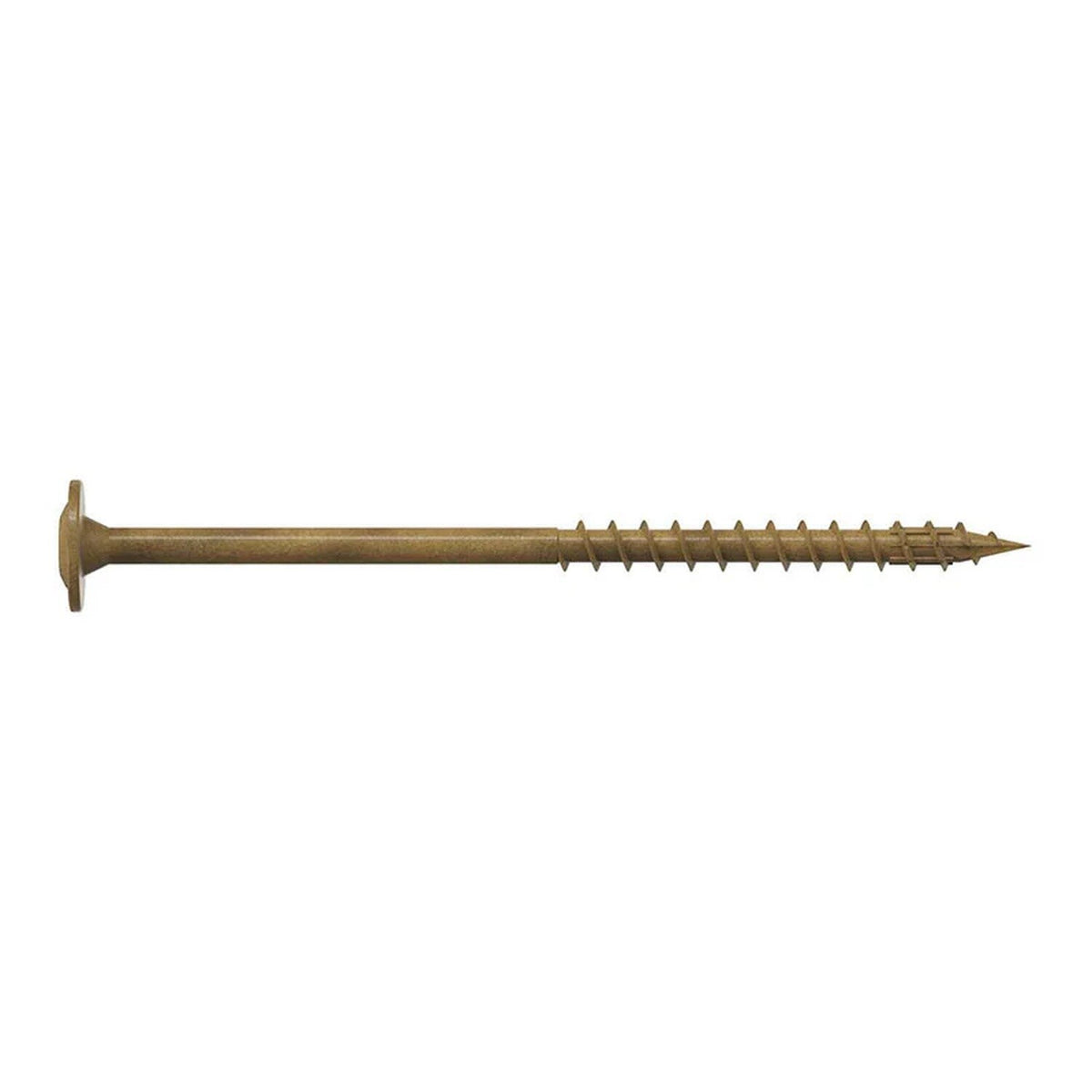Simpson Strong-Tie CBT08300R200 (#8 x 3") T20 Wafer-Head Construction Screw Tan Quik Guard Coating (200 Pack)
