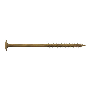 Simpson Strong-Tie CBT08300R200 (#8 x 3") T20 Wafer-Head Construction Screw Tan Quik Guard Coating (200 Pack)