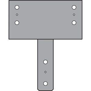 Simpson CC3 1/4-6 Strong-Tie CC Column Cap for 3-1/8" Beam, 6x Post - 3