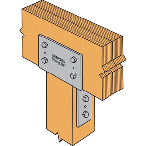 Simpson CC3 1/4-6 Strong-Tie CC Column Cap for 3-1/8" Beam, 6x Post - 4