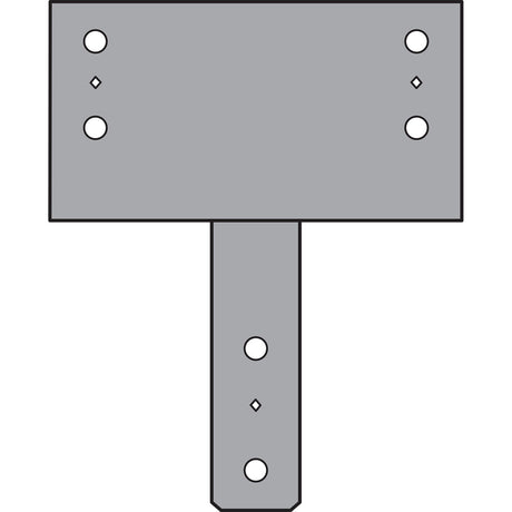 Simpson CC5 1/4-6 Strong-Tie CC Column Cap for 5-1/8" Beam, 6x Post - 3