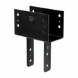 Simpson Strong-Tie CC66PC Black Powder-Coated Column Cap for 6x Beam and 6x Post