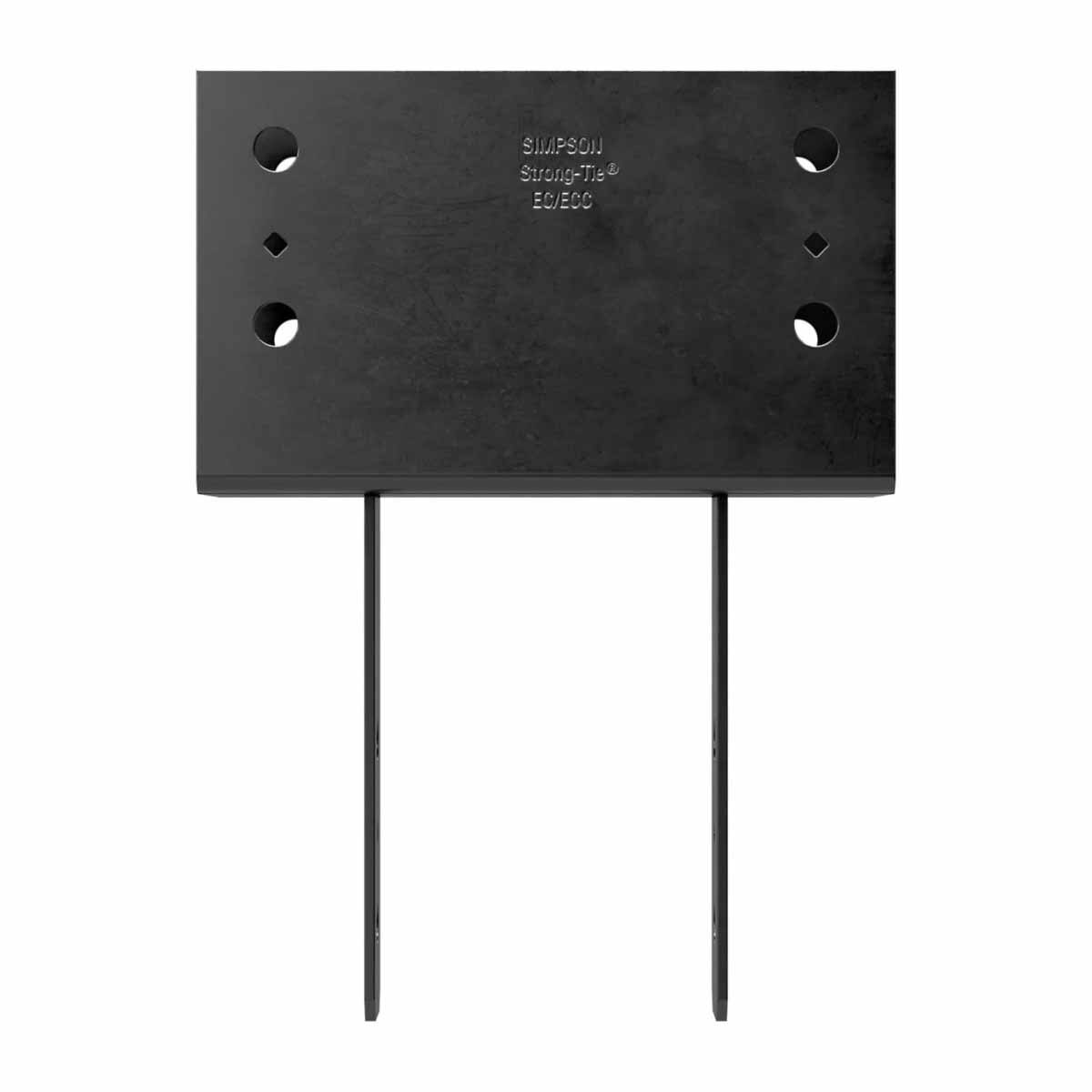 Simpson Strong-Tie CC66PC Black Powder-Coated Column Cap for 6x Beam and 6x Post - 2