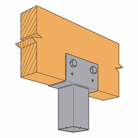 Simpson Strong-Tie CCO4 (4") Column Cap for 4x Beam, 4" Height - Heavy-Duty Steel, Strapless Design - 7