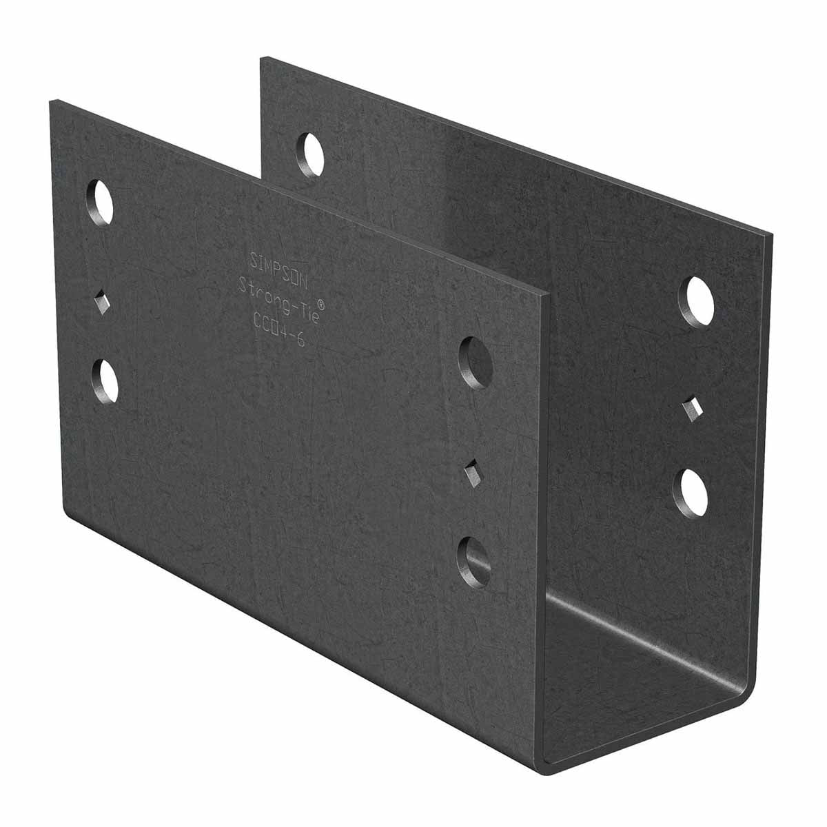 Simpson Strong-Tie CCO8 Heavy-Gauge Steel Column Cap for 8x Beams - No Coating