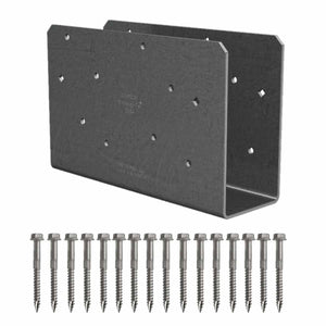 Simpson Strong-Tie CCOQ4-SDS2.5 (3-1/2") 7Ga Quick Install Column Cap Only - Uncoated Steel - 2
