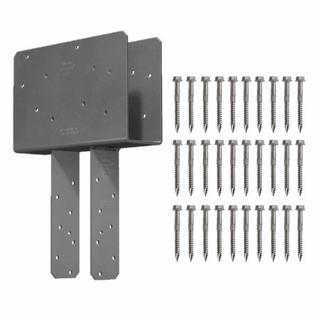 Simpson Strong-Tie CCQ46SDS2.5-R (4x Beam, 6x Post) Quick-Install Column Cap with SDS Screws - 2