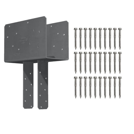 Simpson Strong-Tie CCQ66SDS2.5 (6x Beam, 6x Post) Column Cap with SDS Screws - 2